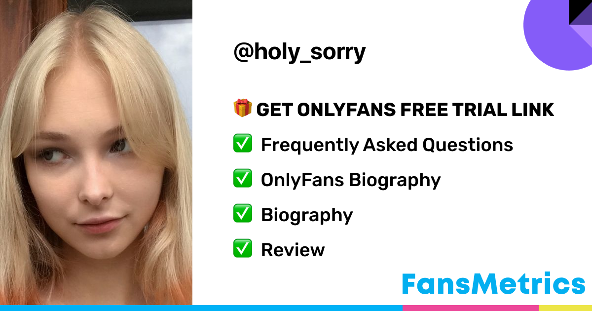 holy sorry OnlyFans Free Trial XXX Photos FansMetrics com 