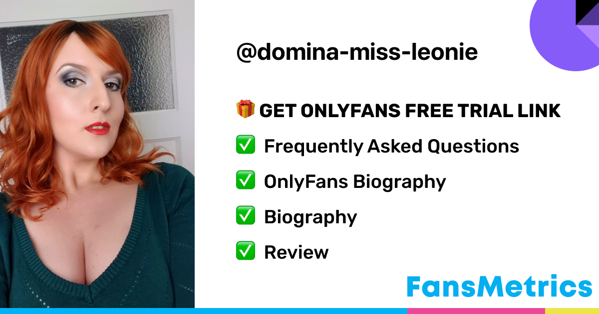 Domina Miss Leonie - La PrimaFetissima YouTube Channel Statistics & Online  Video Analysis | Vidooly