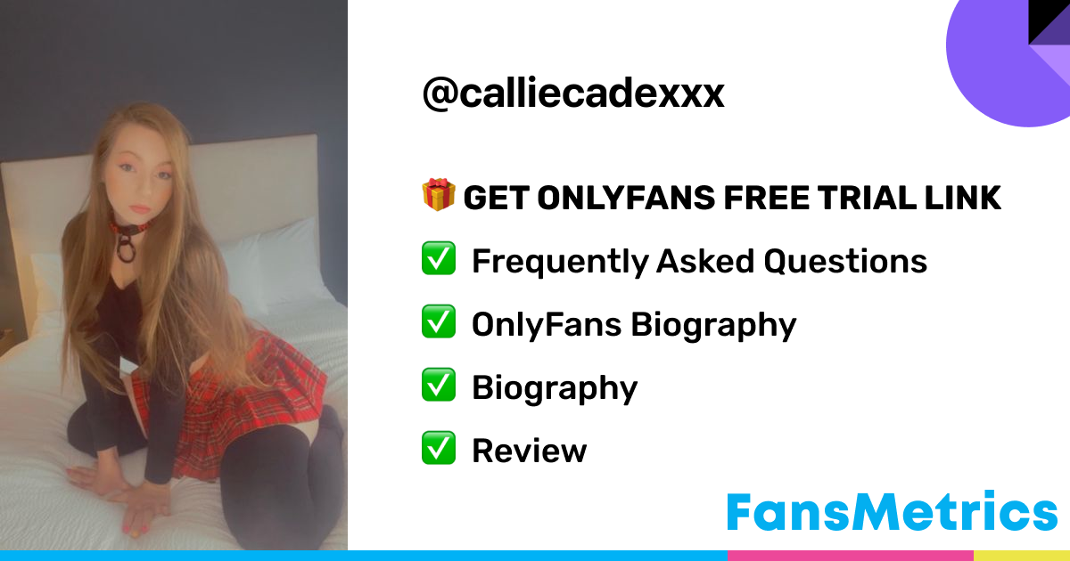 CallieCadeXXX - Calliecadexxx OnlyFans Leaked