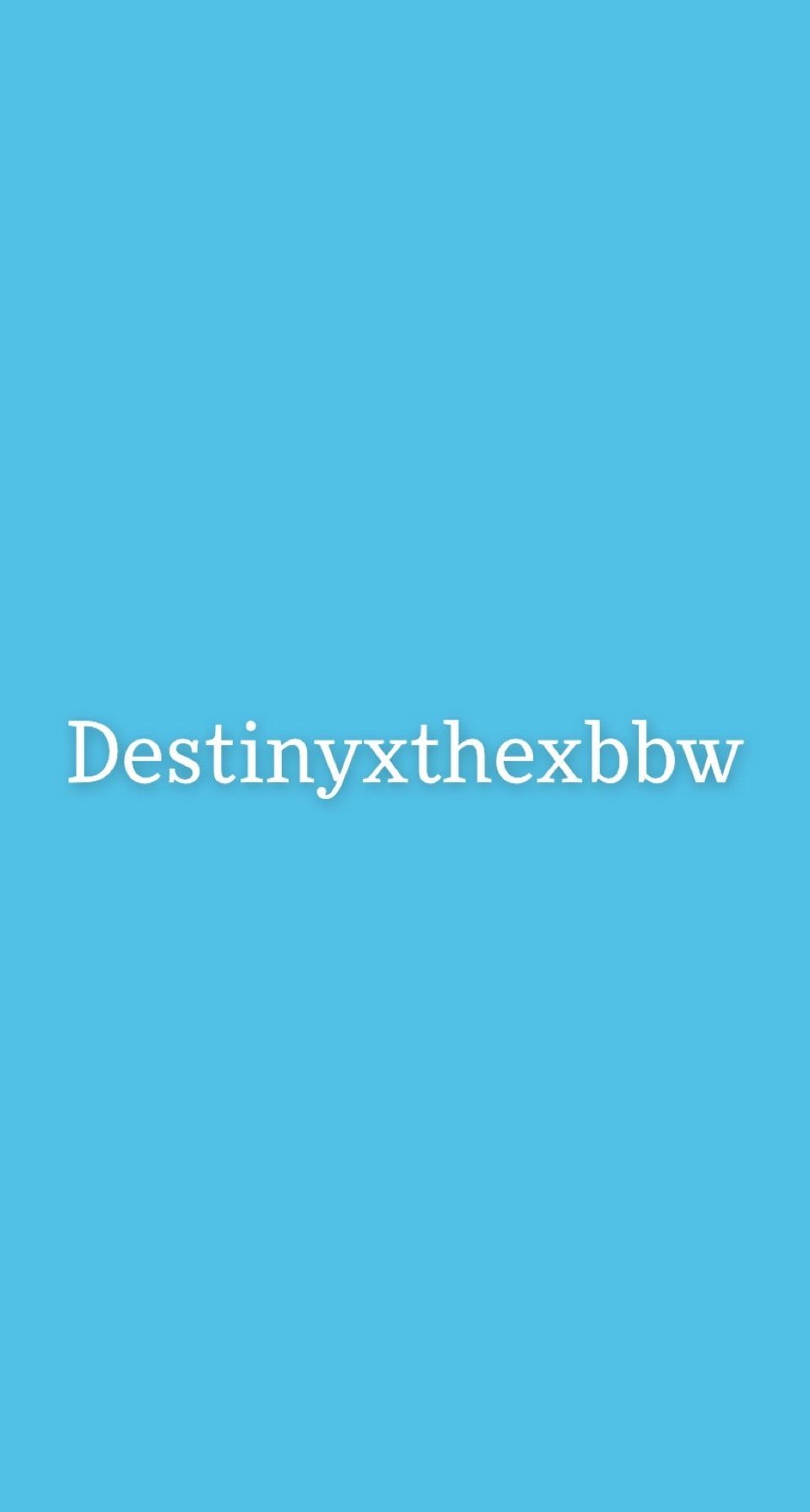 destinyxthexbbw OnlyFans profile picture