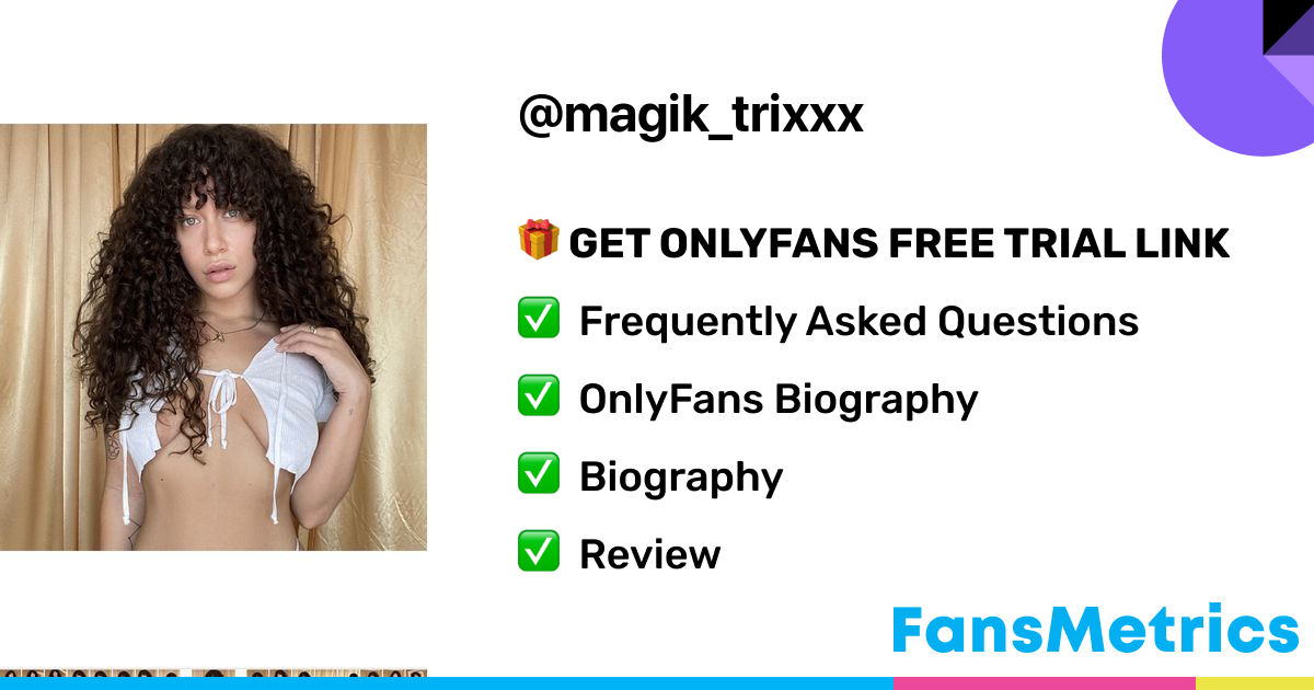 Trixxx Leaked OFF tropicana Magik_trixxx 75% - OnlyFans Promo [75%