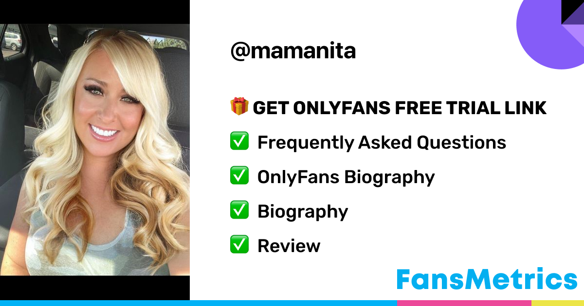 mamanita OnlyFans - Free Trial - Photos - Socials | FansMetrics.com