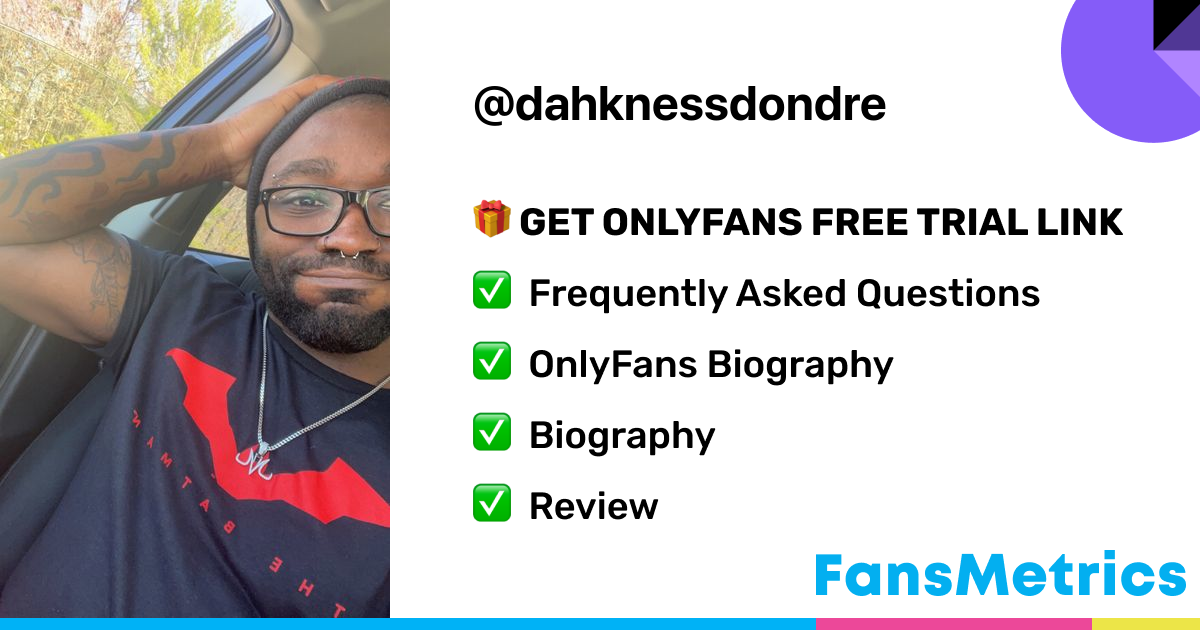 Dre Dahkness - Dahknessdondre OnlyFans Leaked