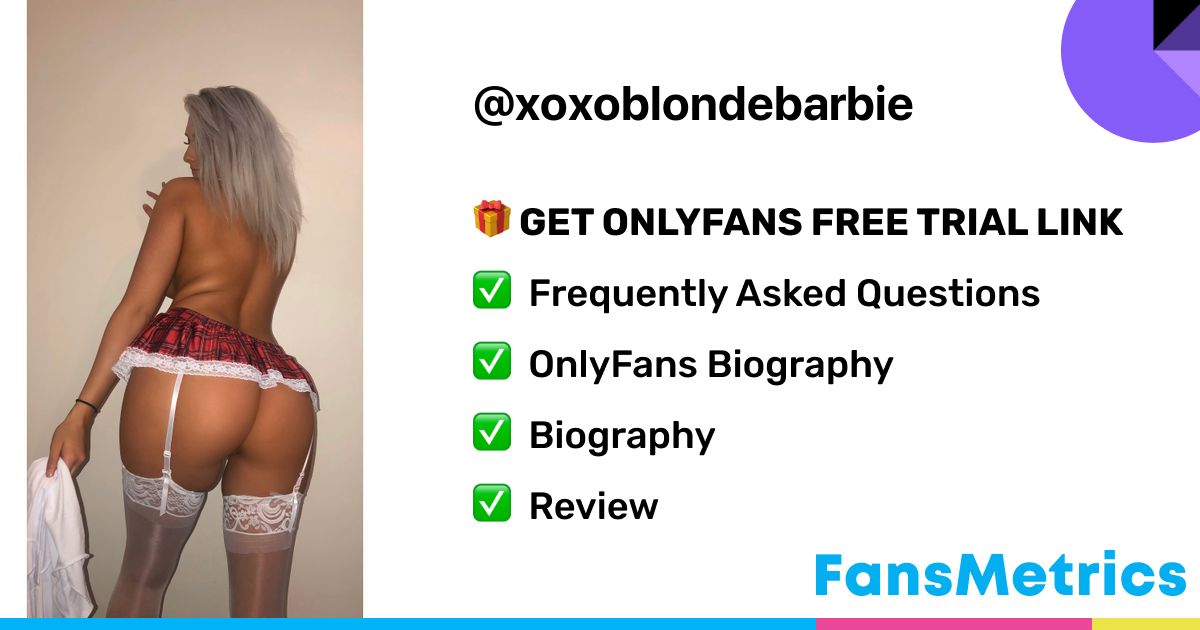 Xoxoblondebarbie Onlyfans Nude Gallery Leak