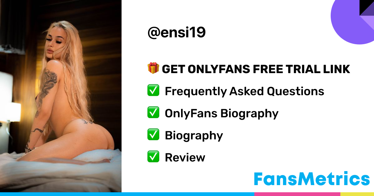 ensi19 OnlyFans Free Trial XXX Photos FansMetrics com 