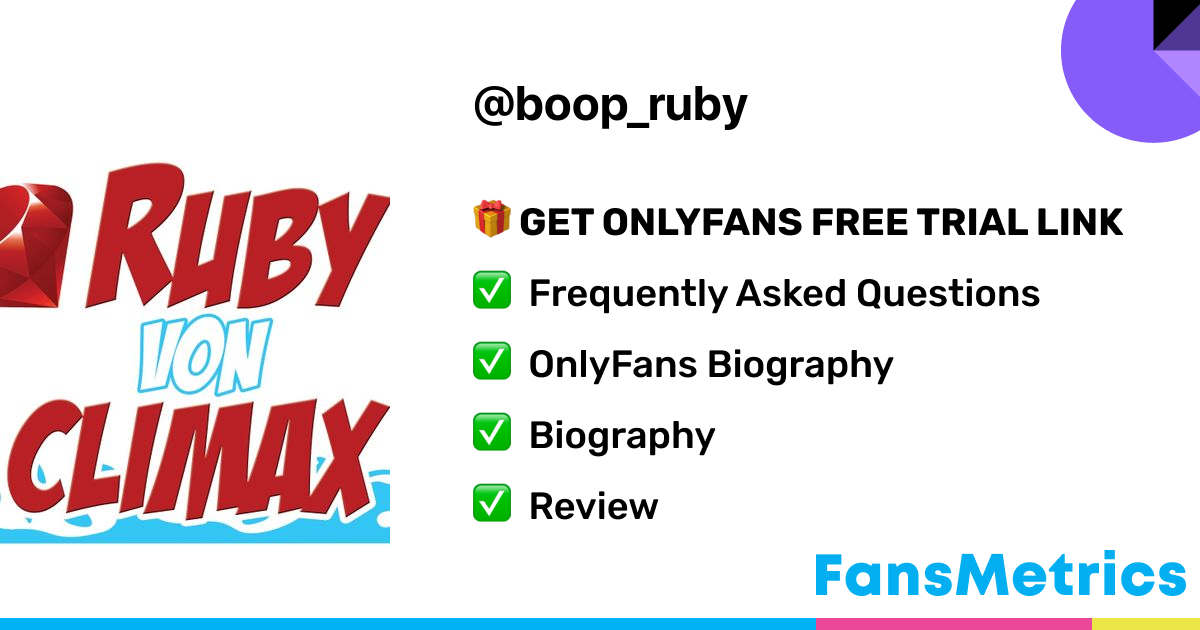RubyBoopOhLaLa - Boop_ruby OnlyFans Leaked