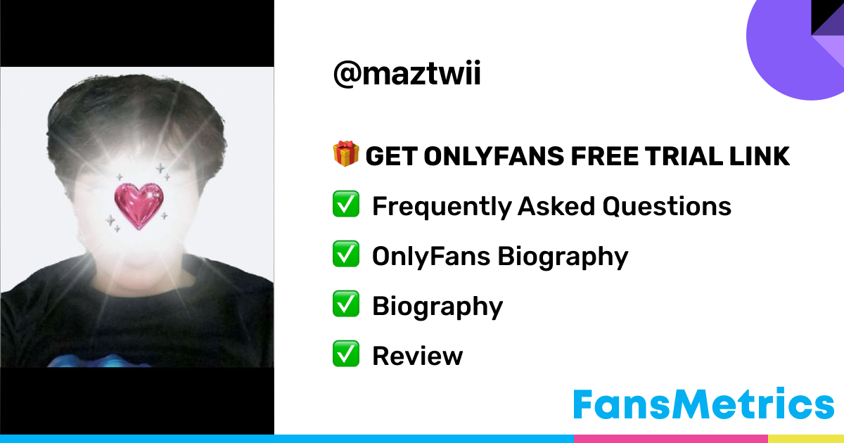 maztwii OnlyFans Free Trial XXX Photos FansMetrics com 